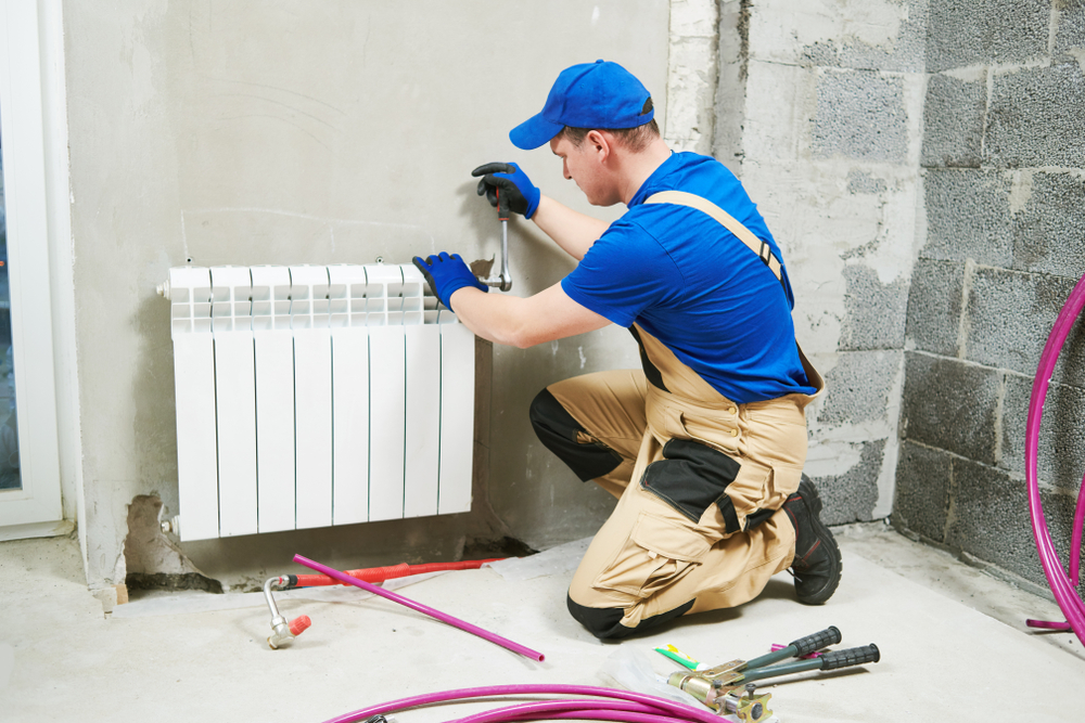 Installation de radiateur seul